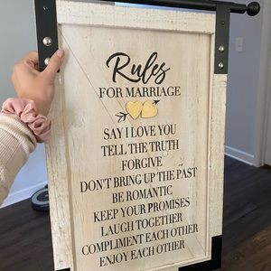 Marriage sign